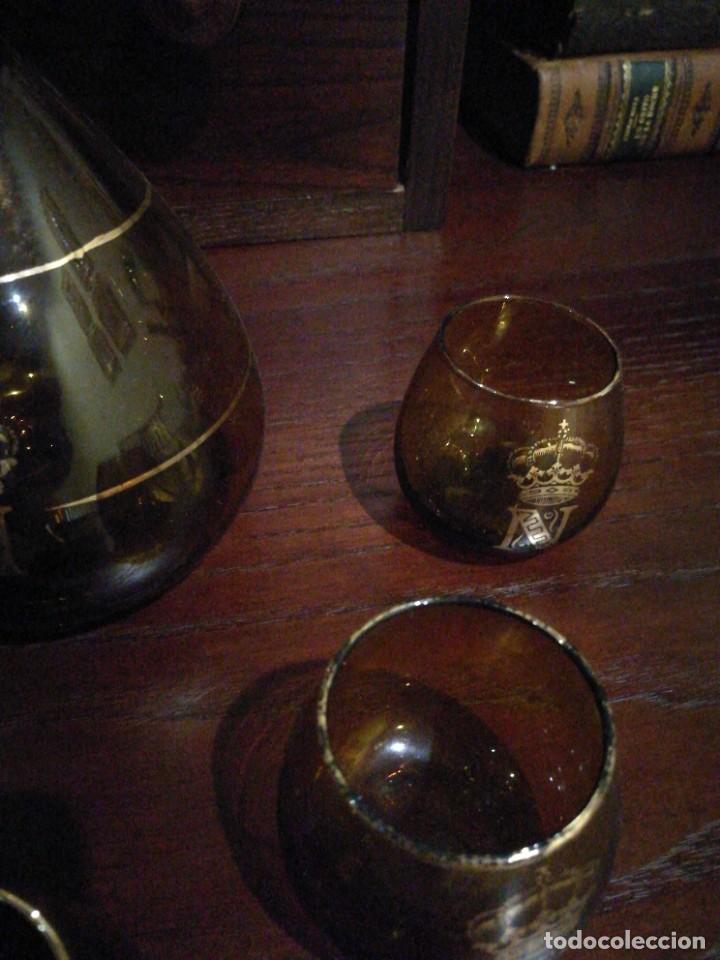 Botellas antiguas: COPAS Y BOTELLA DE NAPOLEON - Foto 4