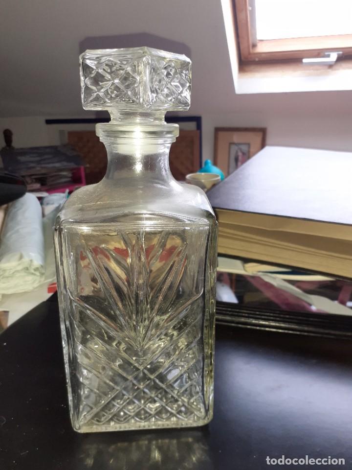 Botellas antiguas: BOTELLA LICOR CRISTAL - Foto 3