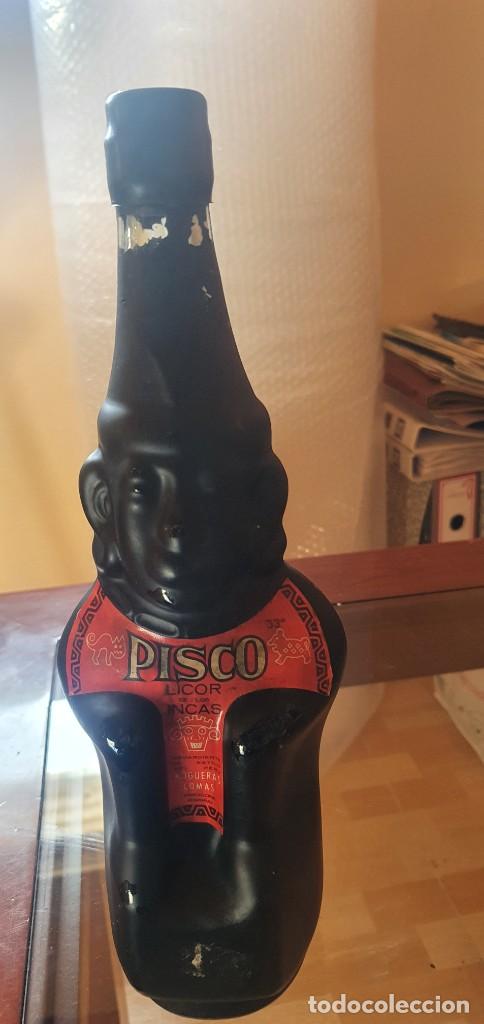 Botellas antiguas: botella licor Pisco - Foto 3