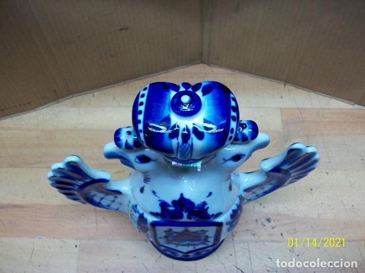 Botellas antiguas: BOTELLA BICEFALA DE VODKA- EN CERAMICA - Foto 4