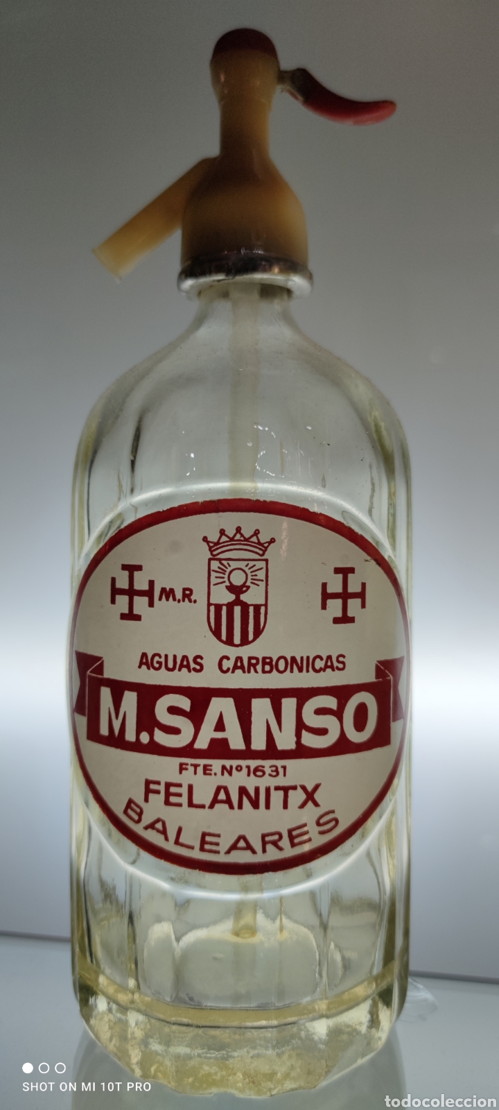 Botellas antiguas: Sifon M. Sanso (modelo 10) - Foto 1