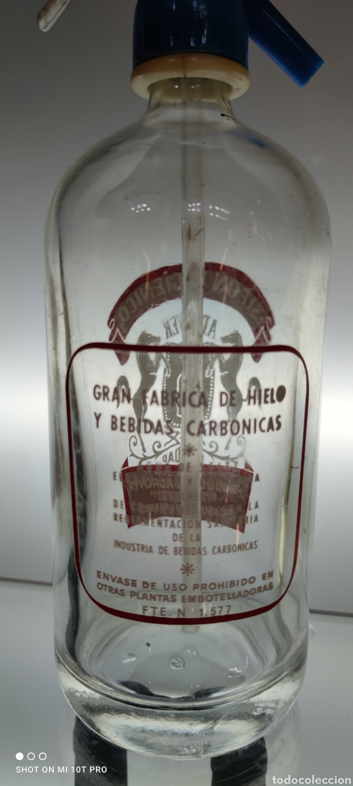 Botellas antiguas: Sifon Adrover Campos Mallorca - Foto 2