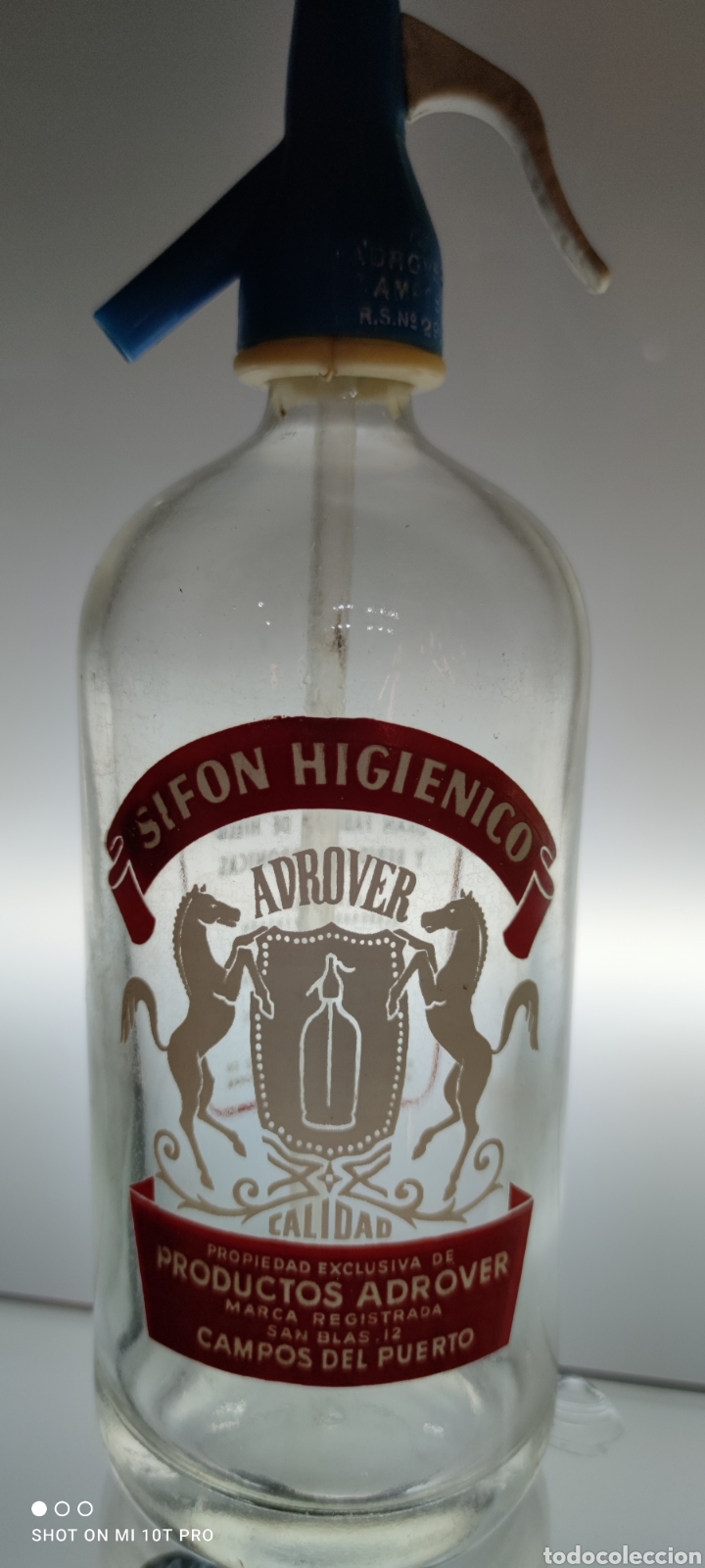 Botellas antiguas: Sifon Adrover Campos Mallorca - Foto 1