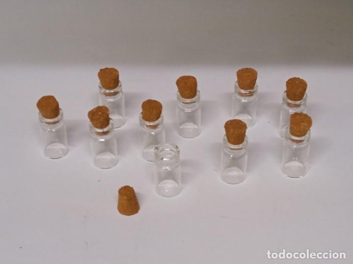 Botellas antiguas: botellas o tarro de cristal 2 cm perfume - Foto 2