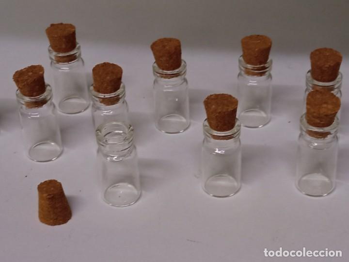 Botellas antiguas: botellas o tarro de cristal 2 cm perfume - Foto 3