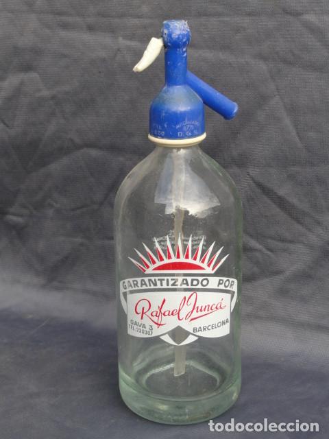 Botellas antiguas: BOTELLA SIF&Oacute;N - RAFAEL JUNC&Aacute; - BARCELONA. - Foto 1