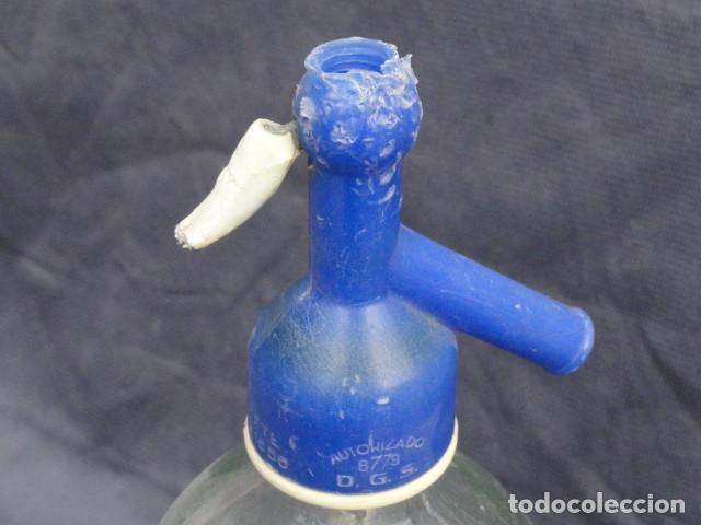 Botellas antiguas: BOTELLA SIF&Oacute;N - RAFAEL JUNC&Aacute; - BARCELONA. - Foto 3