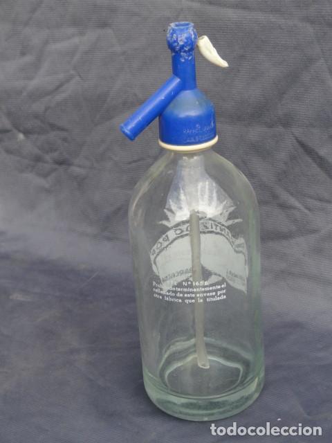 Botellas antiguas: BOTELLA SIF&Oacute;N - RAFAEL JUNC&Aacute; - BARCELONA. - Foto 4