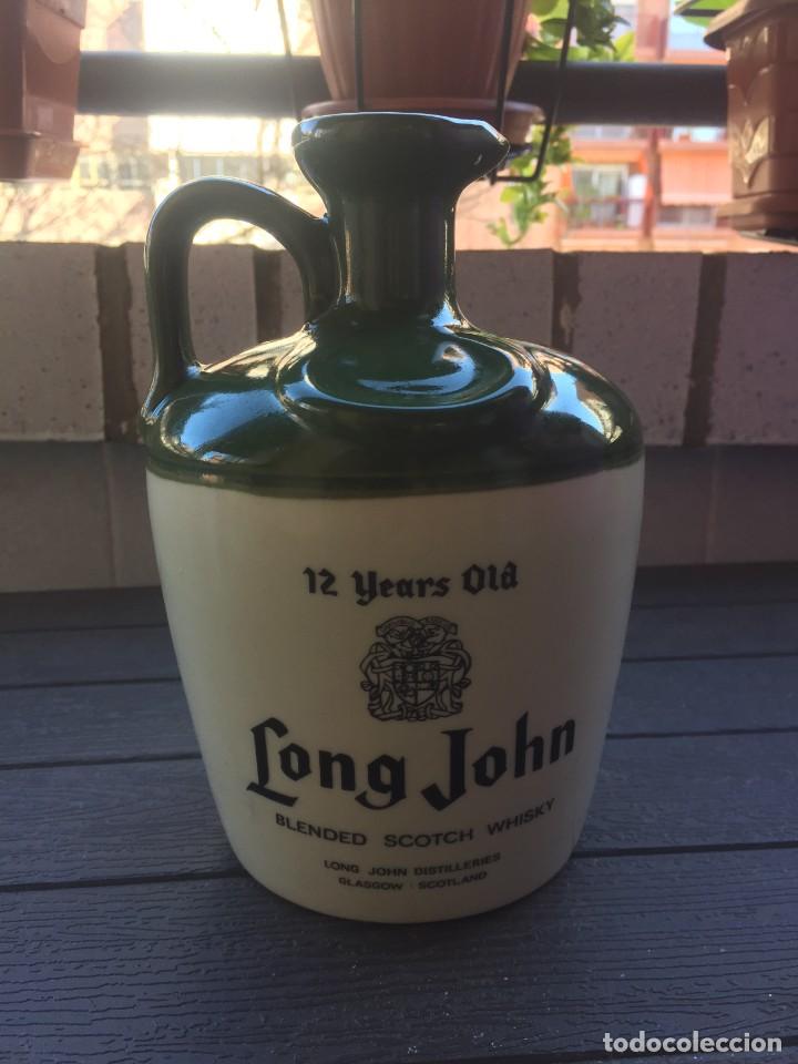 Botellas antiguas: JARRA LONG JOHN CERAMICA - Foto 3