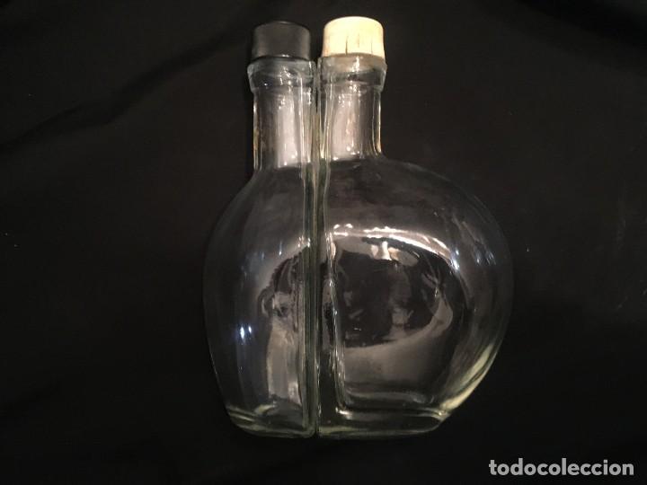 Botellas antiguas: botella con forma doble botella de SHERIDAN - Foto 1