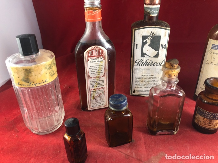 Botellas antiguas: Botellitas de cristal - Foto 2