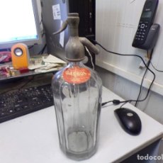 Botellas antiguas: ANTIGUO SIFON GASSOL IGUALADA. Lote 243796550