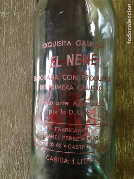 Botellas antiguas: botella de gaseosa ----el nene---- - Foto 4