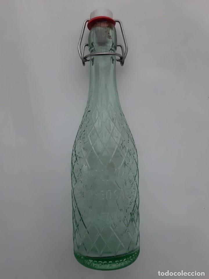 antigua botella cristal 1/2 0,5 litro agrupacio - Buy Antique bottles on  todocoleccion