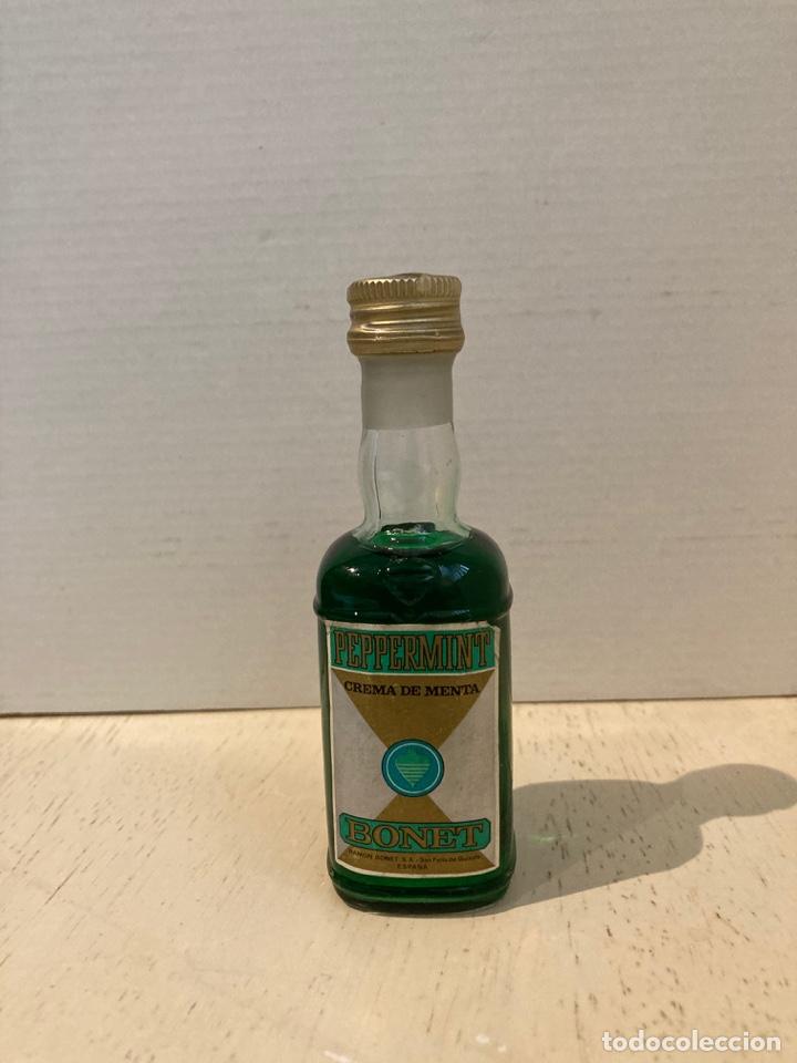 Botellas antiguas: Botell&iacute;n Peppermint. Bonet. Menta - Foto 1
