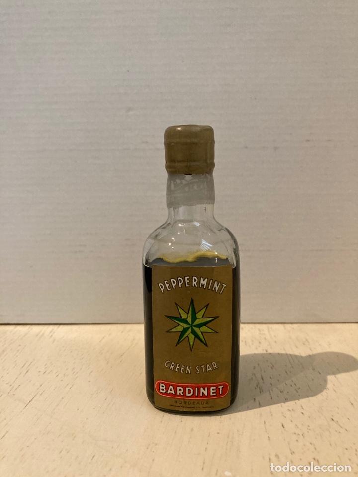 Botellas antiguas: Botell&iacute;n Peppermint. Bardinet. - Foto 1