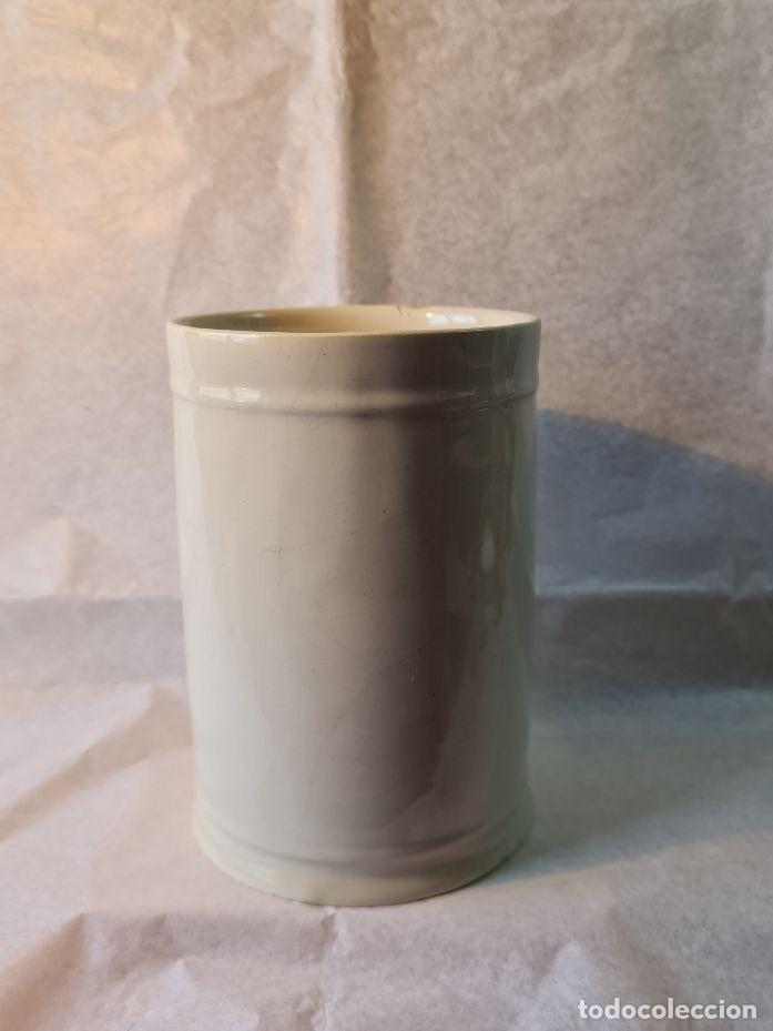 Botellas antiguas: BOTE DE FARMACIA BLANCO - Foto 2