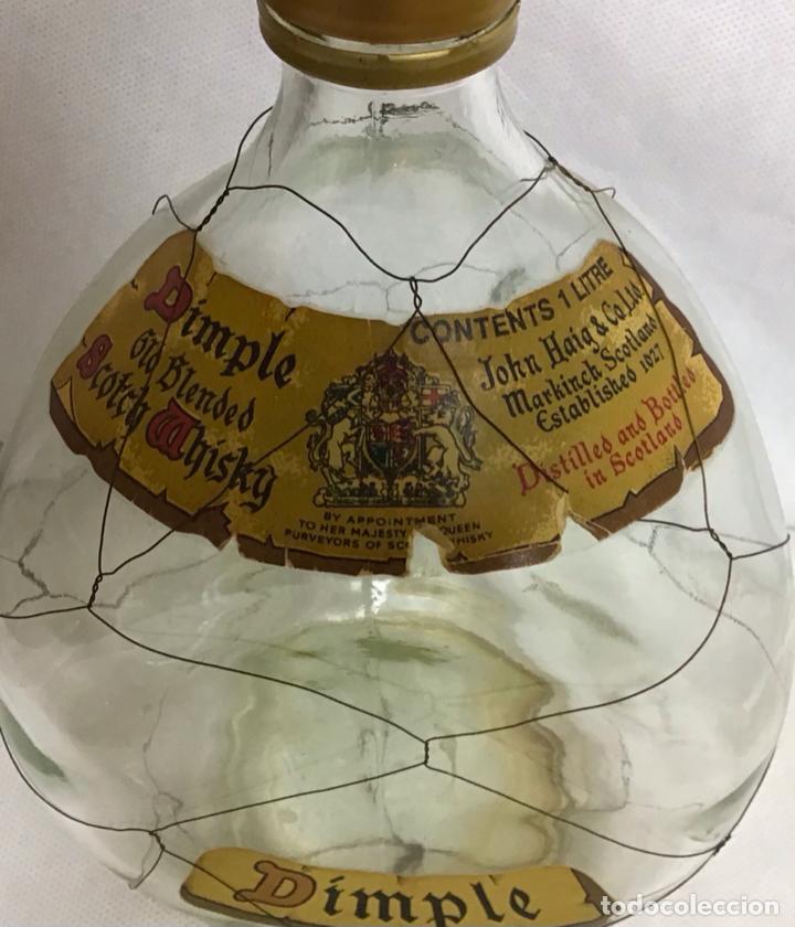 Botellas antiguas: DIMPLE, BOTELLA VACIA - Foto 3