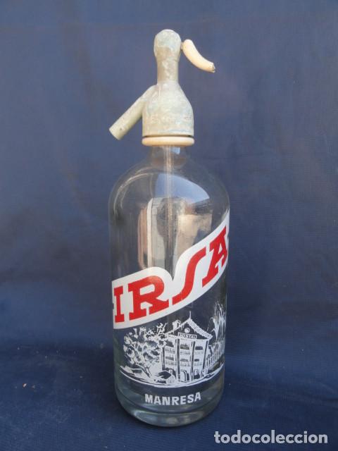 Botellas antiguas: BOTELLA SIF&Oacute;N - IRSA - - Foto 1