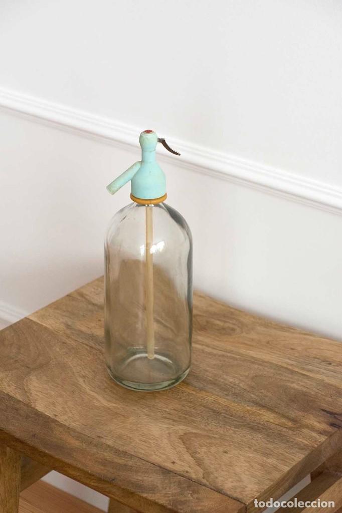 Botellas antiguas: Sif&oacute;n antiguo - Foto 2