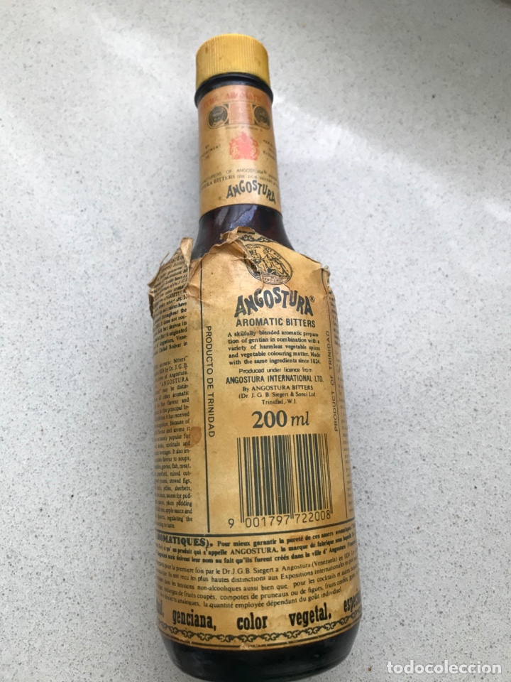 Botellas antiguas: Botella angostura aromatic bitters - Foto 1