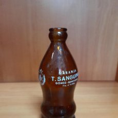 Botellas antiguas: BOTELLIN REFRESCO GOMEZ - BENETUSER NARANJA SANGUINA MEDIDA 16CM. Lote 266488113