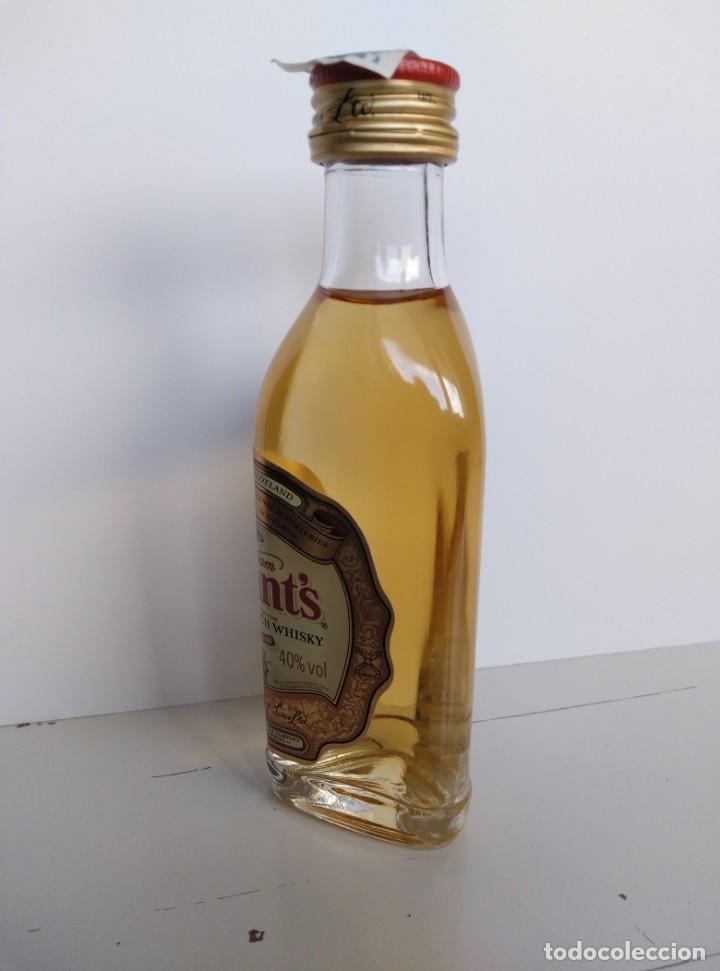 Botellas antiguas: BOTELLA MINIATURA WHISKY GRANT&acute;S - Foto 2