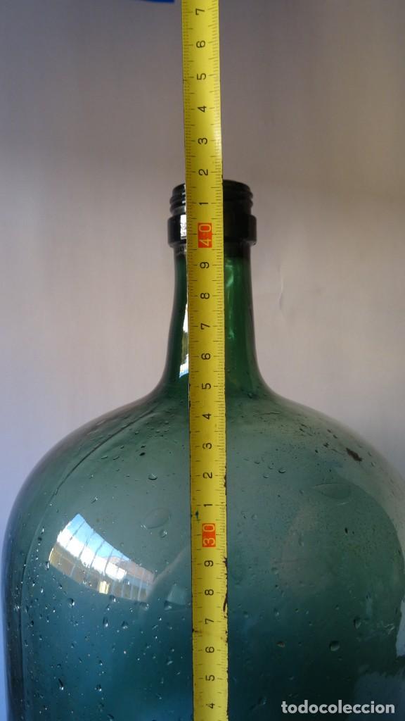 Botellas antiguas: BOTELLA DAMAJUANA CON TAPE A ROSCA - Foto 5