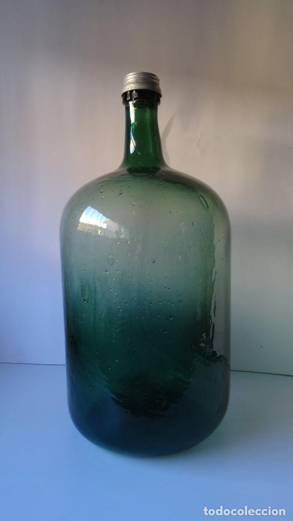 Botellas antiguas: BOTELLA DAMAJUANA CON TAPE A ROSCA - Foto 9