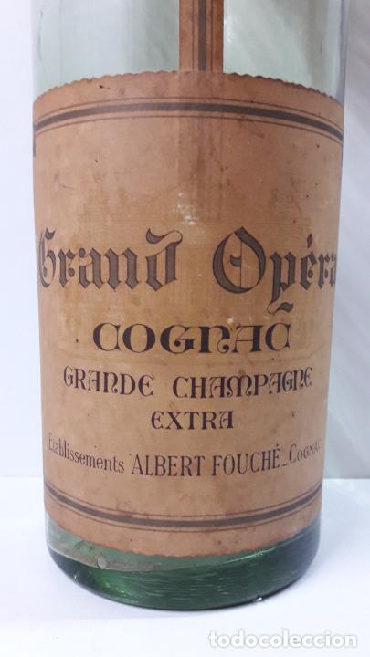 Botellas antiguas: ANTIGUA Y GRAN BOTELLA CON DOSIFICADOR DE COÑAC COGNAC - GRANDE CHAMPAGNE - GRAN OPERA . ALTO 55 CM - Foto 6 - 276531778