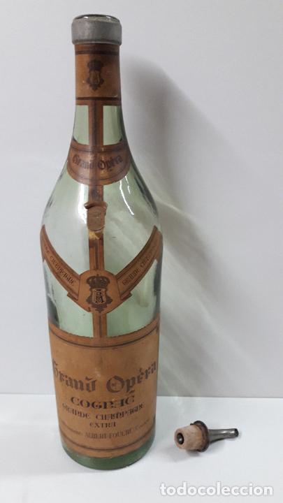 Botellas antiguas: ANTIGUA Y GRAN BOTELLA CON DOSIFICADOR DE COÑAC COGNAC - GRANDE CHAMPAGNE - GRAN OPERA . ALTO 55 CM - Foto 10 - 276531778