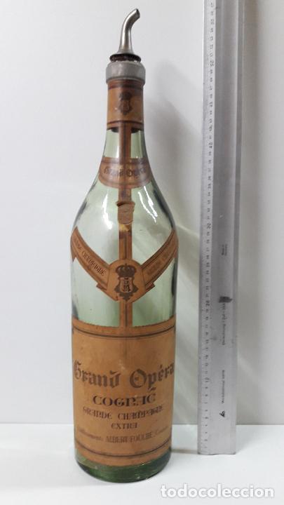 Botellas antiguas: ANTIGUA Y GRAN BOTELLA CON DOSIFICADOR DE COÑAC COGNAC - GRANDE CHAMPAGNE - GRAN OPERA . ALTO 55 CM - Foto 34 - 276531778