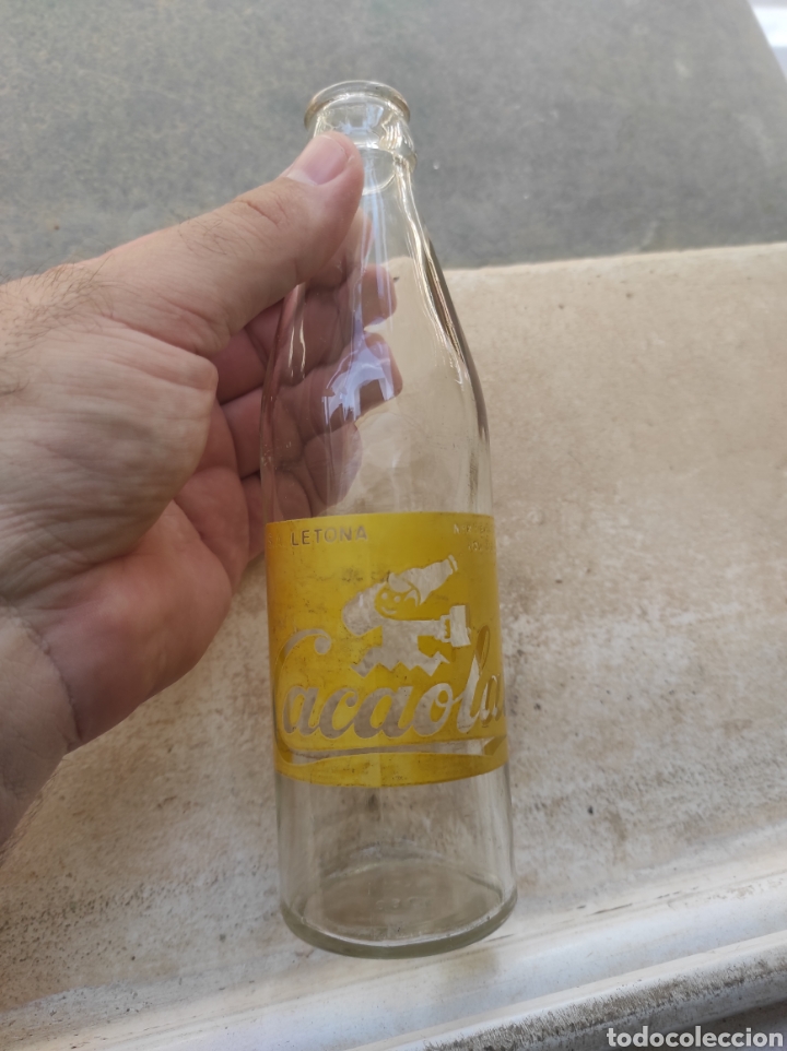 Botellas antiguas: Antigua Botella de Batido Cacaolat - Letona - Modelo 1 - - Foto 1