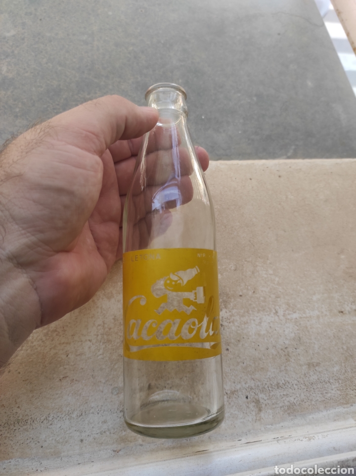 Botellas antiguas: Antigua Botella de Batido Cacaolat - Letona - Modelo 1 - - Foto 1