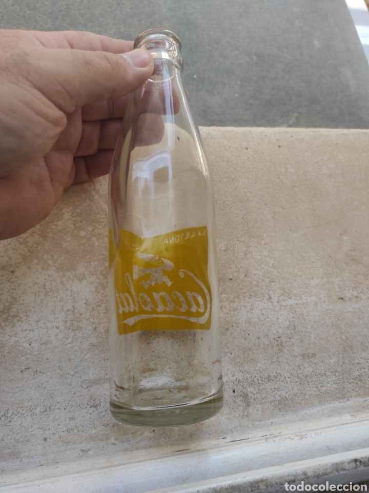 Botellas antiguas: Antigua Botella de Batido Cacaolat - Letona - Modelo 1 - - Foto 4