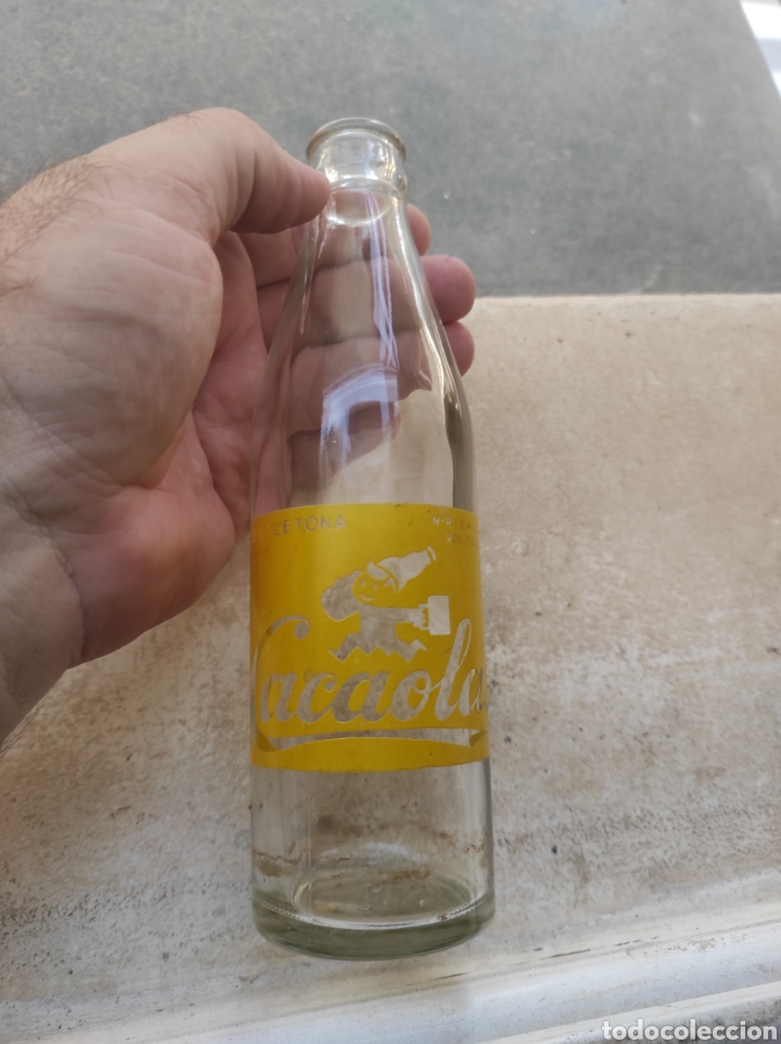 Botellas antiguas: Antigua Botella de Batido Cacaolat - Letona - Modelo 1 - - Foto 1