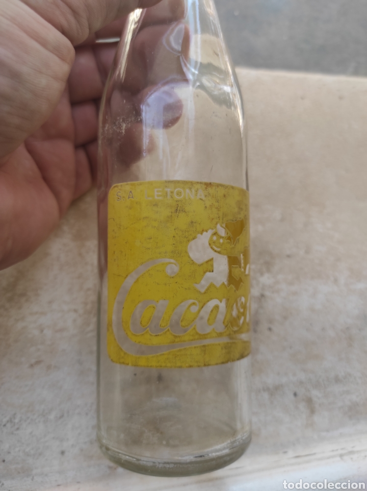 Botellas antiguas: Antigua Botella de Batido Cacaolat - Letona - Modelo 1 - - Foto 2
