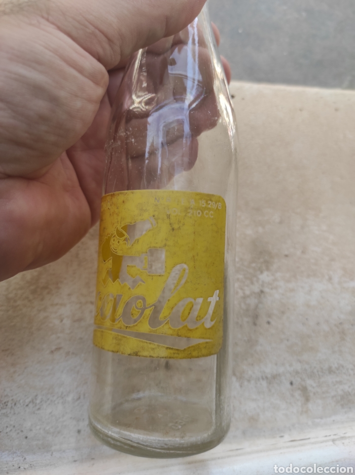 Botellas antiguas: Antigua Botella de Batido Cacaolat - Letona - Modelo 1 - - Foto 3