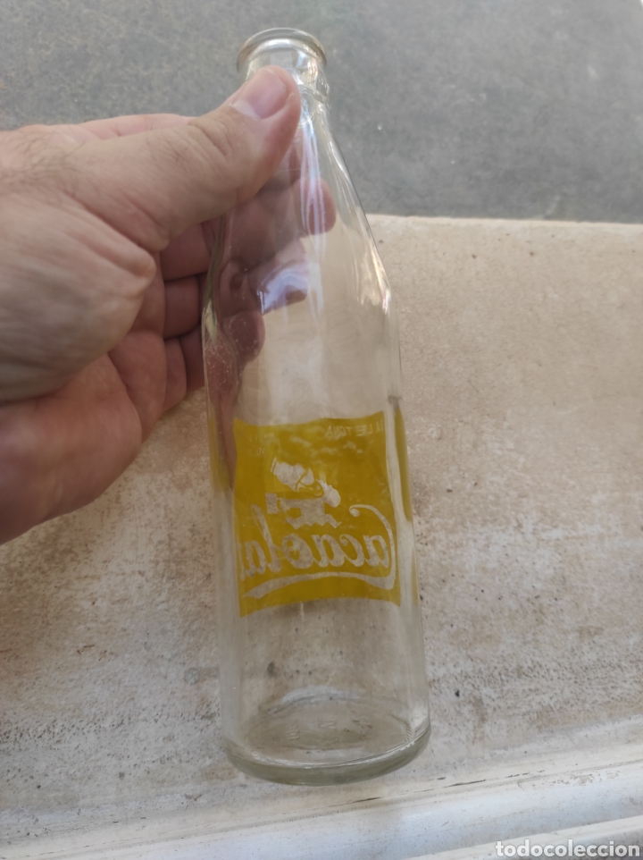 Botellas antiguas: Antigua Botella de Batido Cacaolat - Letona - Modelo 1 - - Foto 4