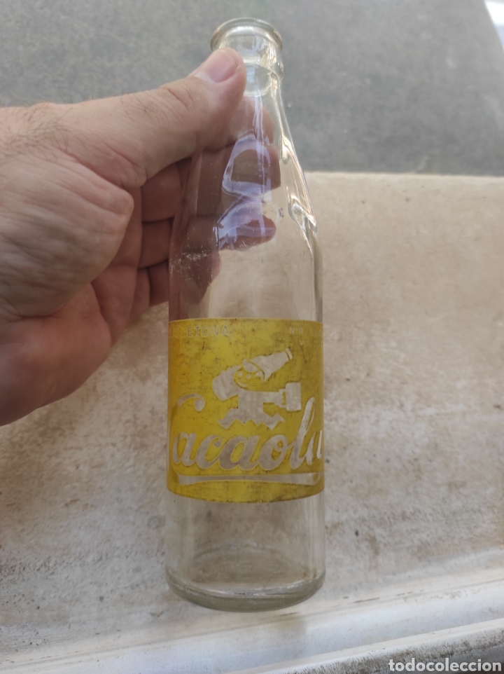 Botellas antiguas: Antigua Botella de Batido Cacaolat - Letona - Modelo 1 - - Foto 1