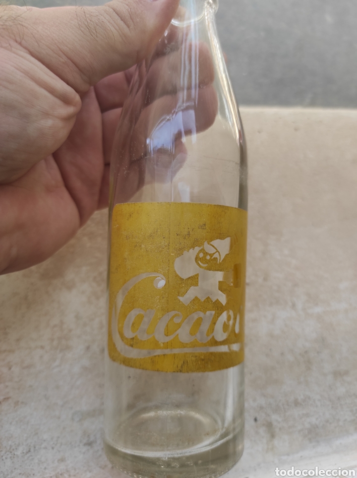 Botellas antiguas: Antigua Botella de Batido Cacaolat - Letona - Modelo 2 - - Foto 2