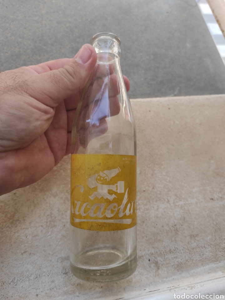 Botellas antiguas: Antigua Botella de Batido Cacaolat - Letona - Modelo 2 - - Foto 1