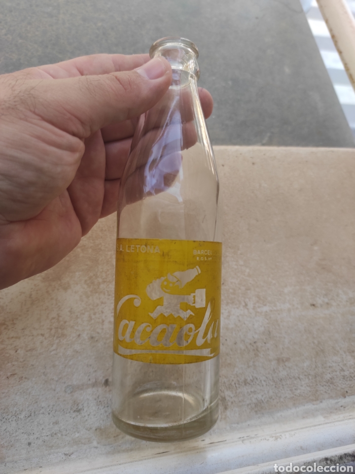Botellas antiguas: Antigua Botella de Batido Cacaolat - Letona - Modelo 3 - - Foto 1
