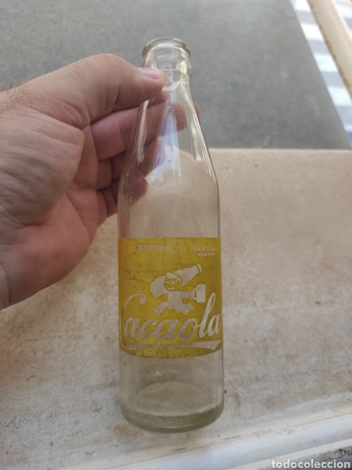 Botellas antiguas: Antigua Botella de Batido Cacaolat - Letona - Modelo 3 - - Foto 1