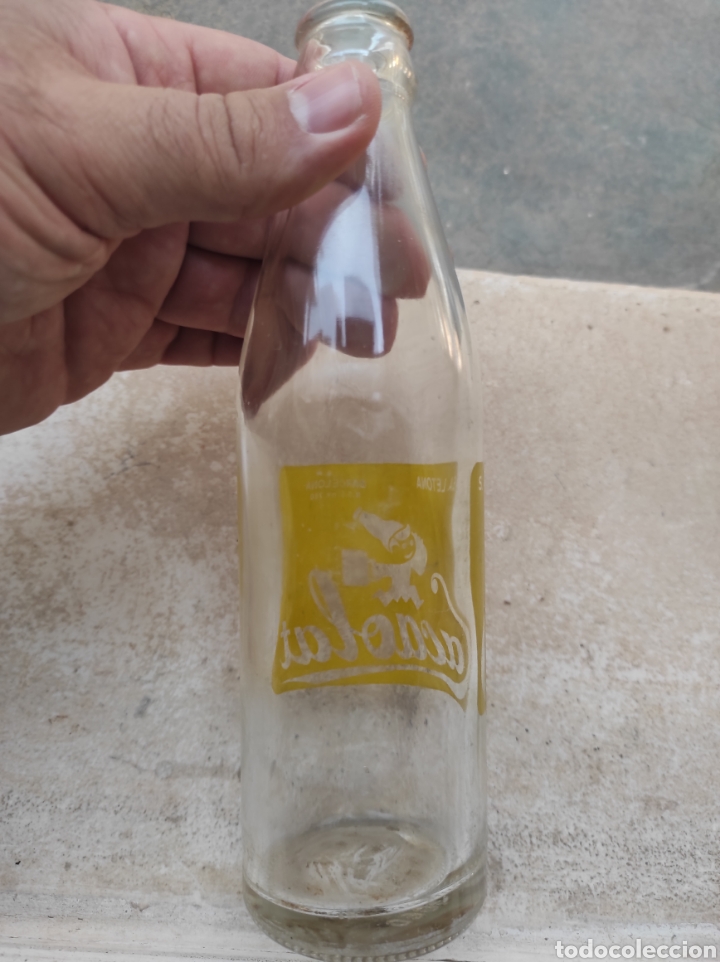 Botellas antiguas: Antigua Botella de Batido Cacaolat - Letona - Modelo 3 - - Foto 5