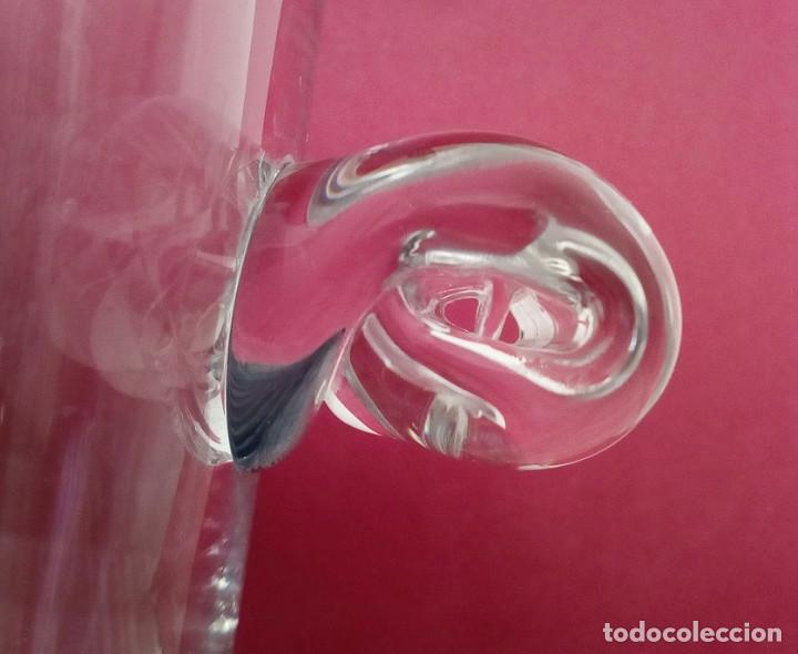 Botellas antiguas: Cubitera de Cristal con Asas - Foto 2