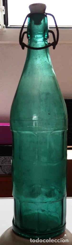 antigua botella cristal 1/2 0,5 litro gaseosa l - Compra venta en  todocoleccion