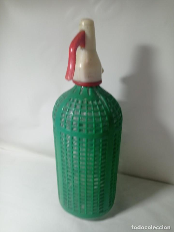 Botellas antiguas: Antiguo sif&oacute;n espumosos Soler Elche - Foto 2