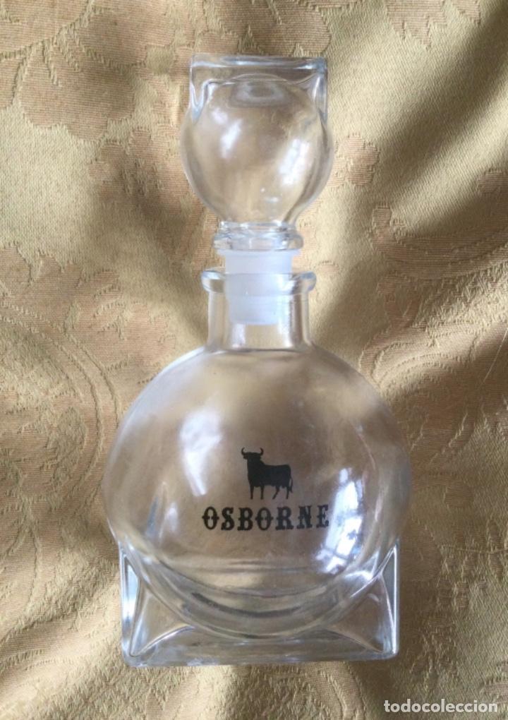 Botellas antiguas: PEQUE&Ntilde;A BOTELLA DE CRISTAL, OSBORNE - Foto 4