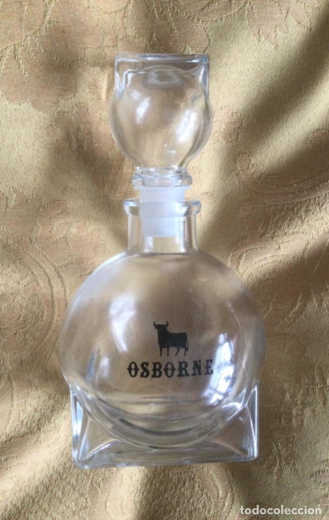 Botellas antiguas: PEQUE&Ntilde;A BOTELLA DE CRISTAL, OSBORNE - Foto 3